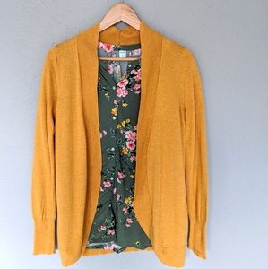 Mustard Cocoon Cardigan